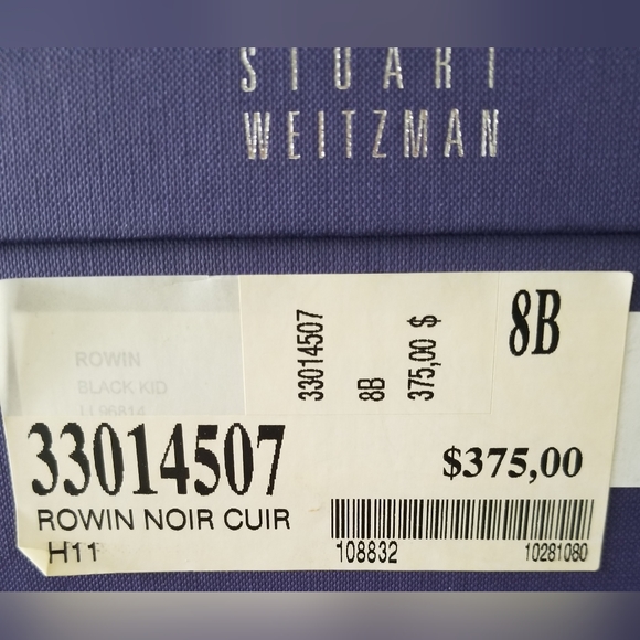 Stuart Weitzman Black Leather Heels - Picture 5 of 5